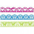 Kanten papierlint, b: 15 mm, blauw, groen, fuchsia, 3x2m [HOB-28443]