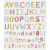 Fancy stickers, vel 15x16,5 cm, alfabet, 1vel [HOB-28989]