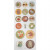 Stickers, vel 10x23 cm, circa 16 stuk, bosdieren, 1vel [HOB-29160]