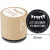 Houten stempel, d: 30 mm, h: 35 mm, Let's celebrate It's Party Time , 1stuk [HOB-32342]