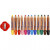 Kleurpotloden, vulling: 6 mm, d: 13 mm, diverse kleuren, 12stuks, l: 10,5 cm [HOB-37295]