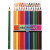 Colortime kleurpotloden, vulling: 5 mm, diverse kleuren, Jumbo, 12stuks [HOB-38081]