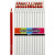 Colortime Kleurpotloden, vulling: 5 mm, rood, Jumbo, 12stuks [HOB-38172]