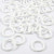 Plastic ring, buitenmaat 19 mm, binnenmaat 14 mm, wit, 50stuks, dikte 2,5 mm [HOB-41267]