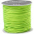Macramé koord, dikte 1 mm, neon groen, 28m [HOB-41722]