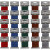 Macramé koord, dikte 1 mm, diverse kleuren, 5x5dozen [HOB-41748]