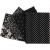 Patchwork stof, afm 45x55 cm,  100 g/m2, zwart, 4stuks [HOB-44177]