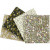 Patchwork stof, afm 45x55 cm,  100 g/m2, groen, 4stuks [HOB-44179]