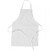 Apron, size 43x61 cm, 210 g/m2, 1 pc, white [HOB-445921]
