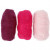 Gekaarde wol, paars/roze harmonie, 3x10gr [HOB-45334]