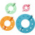 Pom Pom maker, d: 3,5+5,5+7+9 cm, 4stuks [HOB-46135]