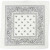 Bandana, afm 55x55 cm, wit, 1stuk [HOB-49740]