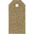 Cadeaulabels, afm 5x10 cm,  300 gr, goud, glitter, 15stuks [HOB-50996]