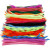 Chenille draad, dikte 5-12 mm, l: 30 cm, diverse kleuren, 500div [HOB-51610]