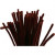 Chenille draad, dikte 6 mm, l: 30 cm, antiek rood, 50stuks [HOB-51612]