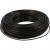 Aluminium draad, dikte 2,5 mm, zwart, rond, 75m [HOB-51718]