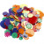Pailletten, afm 10-25 mm, diverse kleuren, rond, 250gr [HOB-52178]
