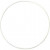 Metalen draadring, cirkel, d: 20 cm, dikte 3 mm, wit, 5stuks [HOB-52412]