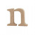 Letter, n, h: 8 cm, dikte 2 cm, MDF, 1stuk [HOB-56253]