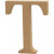 Letter, T, h: 13 cm, dikte 2 cm, MDF, 1stuk [HOB-56329]