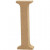 Letter, I, h: 8 cm, dikte 1,5 cm, MDF, 1stuk [HOB-56368]