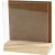 3D plaat met glas, afm 10x10 cm, grenen, 1set [HOB-56747]
