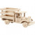 Truck, H: 11 cm, L: 22 cm, 1 pc, pine, plywood [HOB-57947]