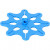 Ballonhouder, d: 10,3 cm, blauw, 1stuk [HOB-59146]