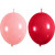 Ballonnen, lichtrood, rood, linked, 8stuks [HOB-59180]