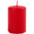 Kaarsen, rood, d: 40 mm, h: 60 mm, 12stuks [HOB-596010]