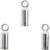 Eindkappen, d: 2 mm, l: 8 mm, verzilverd, 10stuks [HOB-604910]