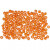 Rocailles, afm 8/0 , d: 3 mm, oranje, 25gr, gatgrootte 0,6-1,0 mm [HOB-682021]
