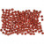 Rocailles, afm 8/0 , d: 3 mm, donkerrood, 500gr, gatgrootte 0,6-1,0 mm [HOB-682032]