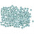 Rocailles, afm 8/0 , d: 3 mm, turquoise, 25gr, gatgrootte 0,6-1,0 mm [HOB-682041]