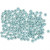 Rocailles, afm 8/0 , d: 3 mm, turquoise, 500gr, gatgrootte 0,6-1,0 mm [HOB-682042]