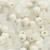 Plastic Kralen, d: 6 mm, gatgrootte 2 mm, crème, 40gr, circa 150 stuk [HOB-69588]