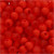 Plastic Kralen, d: 6 mm, gatgrootte 2 mm, oranje, 40gr, circa 150 stuk [HOB-69590]