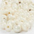 Luster kralen, afm 6+8+10 mm, gatgrootte 2,5 mm, wit, 300gr [HOB-69748]