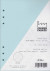 Agenda Vulling A5 Dotted, 6 Rings, Licht Blauw (1 st) [BOP-A5DBL]