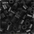 Strijkkralen, afm 5x5 mm, gatgrootte 2,5 mm, schwarz (1), medium, 6000stuks [HOB-751011]