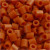 Strijkkralen, afm 5x5 mm, gatgrootte 2,5 mm, rood bruin (5), medium, 6000stuks [HOB-751051]