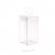 Plastiek Doosjes 4,3x4,3x8,6cm Kristalhelder met Hanger in het midden (25 stuks) [CHFB323]