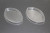 Plastiek Deksel Oog vorm 11,7x7,8x1,5 cm (100 stuks) [CLE36]