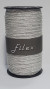Krullint Filex Zilver Glitter 1mm x 100 meter (1 rol) [HV-FLX1SI]