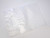 Draagtassen Plastiek Frost 20,3x25,4cm Versterkte Handgreep - PE 45 Micron (50 stuks) [H810FT4]