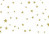Bedrukte Zakken Sterren Goud 10,2x6,4x24,1cm met zijvouw (100 stuks) [G4MSG]