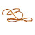 Deco Rekkers Metallic Koper 25,5cm (50 stuks) [10MC]