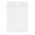 Gripzakken met Ophanggat 10x12,5cm Kristalhelder PP 50 Micron (100 stuks) [ZR45]