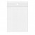 Gripzakken met Ophanggat 25,5x30,5cm PE 50 micron (100 stuks) [2PR1012]