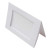 Kaarten Wit met 8x12 Rechthoekige uitsnede - Buitenmaat voor 10x12,5 print, 240g 13x17,8cm (25 stuks) [PJ00111]